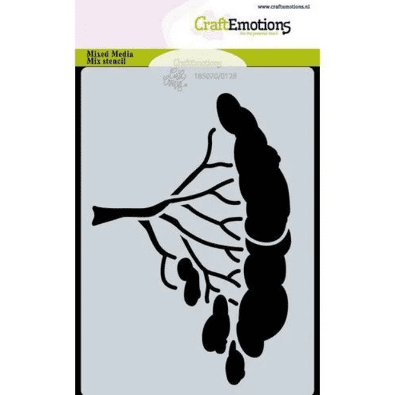 Craft Emotions Mask Stencil - A6 Savanna Tree