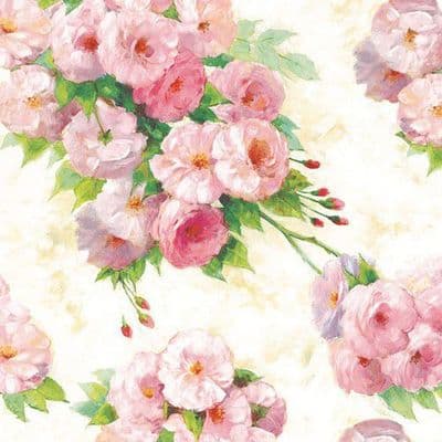 Craft Emotions Napkins 5pcs - Roses Arianna