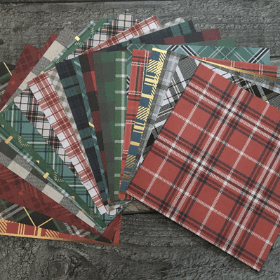 Craft Smith 6x6 inch Paper - Christmas Plaids