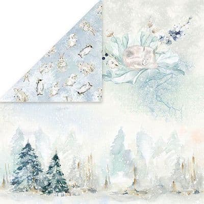 Craft & You 12x12 Scrapbook Paper - Arctic Winter 05