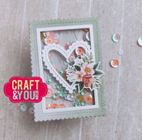 Craft & You Designs Cutting Dies - Biscuits Frames Hearts