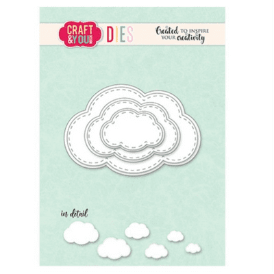Craft & You Designs Cutting Dies - Cloud Set