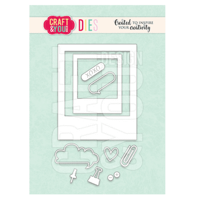 Craft & You Designs Cutting Dies - Polaroid Frame Set