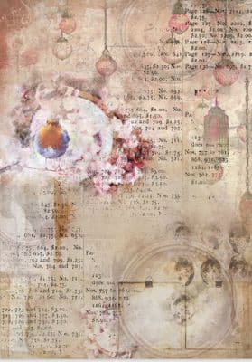 Craft &You Rice Paper Sheet A4 - Blooming Grunge 4