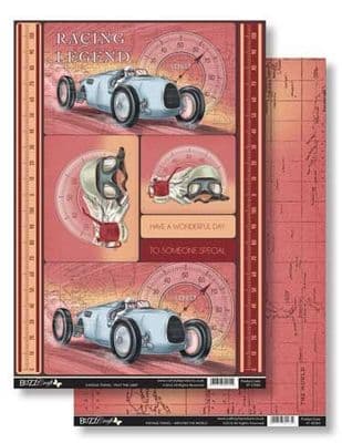 Craftstyle A4 Diecut Topper Sheet & Backing Sheet - Past the Limit