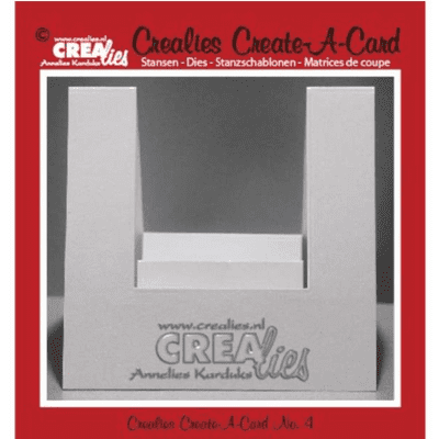 Crealies - Create A Card Die no. 04 - Centre Step Card