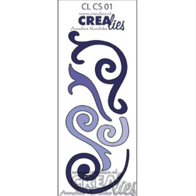 Crealies - Creative Shapes Die No. 01 - Set of 5 Swirls