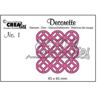 Crealies - Decorette Die No. 1 - Background Circles