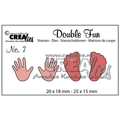 Crealies - Double Fun Dies No. 7 - Feet and Hands