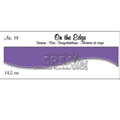Crealies - On the Edge Die No. 19 - Dotted Curve