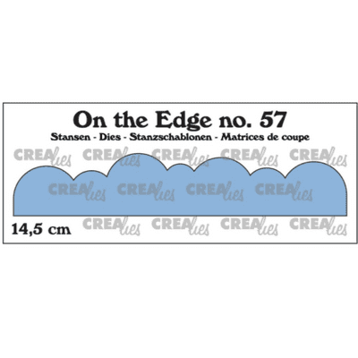 Crealies - On the Edge die No. 57 - Clouds Straight