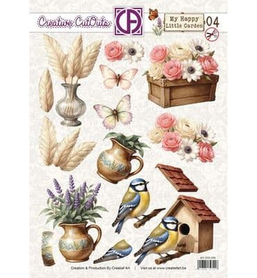 Creatief Art Creative CutOuts - My Happy Little Garden 04