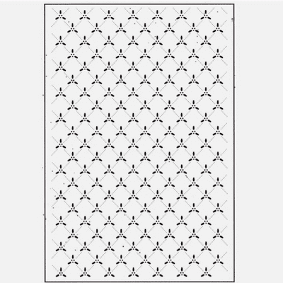 Creative Expressions A4 Embossing Folder - Holly Lattice