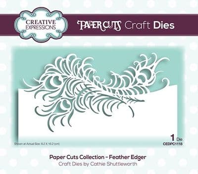 Creative Expressions Craft Dies - Paper Cuts - Feather Edger 