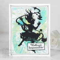 Creative Expressions Designer Boutique A6 Clear Stamp - Greetings from Wonderland