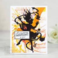 Creative Expressions Designer Boutique A6 Clear Stamp - Greetings from Wonderland