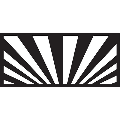 Creative Expressions DL Stencil - Rays of Light