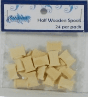 Creative Expressions - Half Wooden Spools