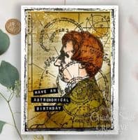 Creative Expressions Rubber Stamp by Sam Poole - Mr Stargazer