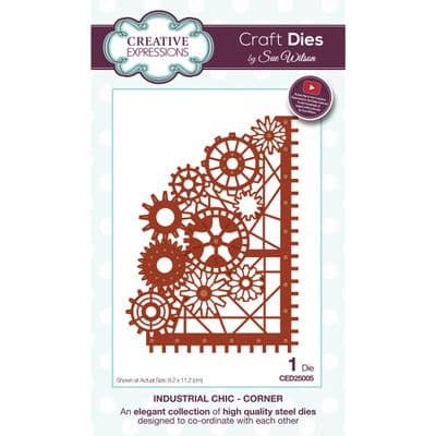 Creative Expressions Sue Wilson Craft Die - Industrial Chic Corner