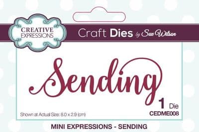Creative Expressions Sue Wilson Craft Dies - Mini Expressions - Sending