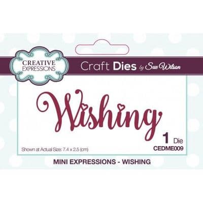 Creative Expressions Sue Wilson Craft Dies - Mini Expressions - Wishing