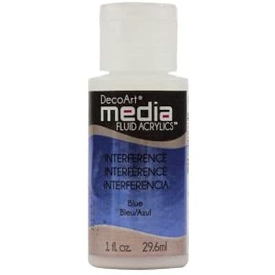 DecoArt Media Fluid Acrylics - Interference Blue