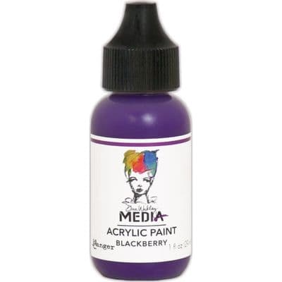 Dina Wakley Media Heavy Body Acrylic Paint - Blackberry