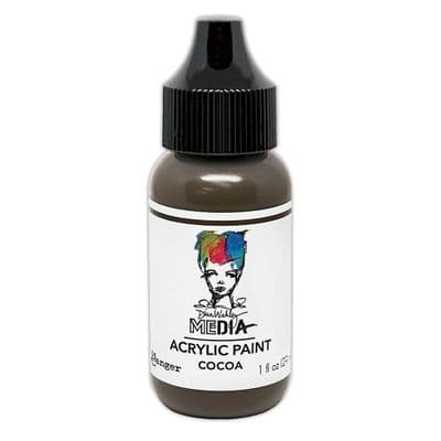 Dina Wakley Media Heavy Body Acrylic Paint - Cocoa