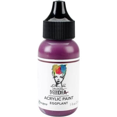 Dina Wakley Media Heavy Body Acrylic Paint - Eggplant