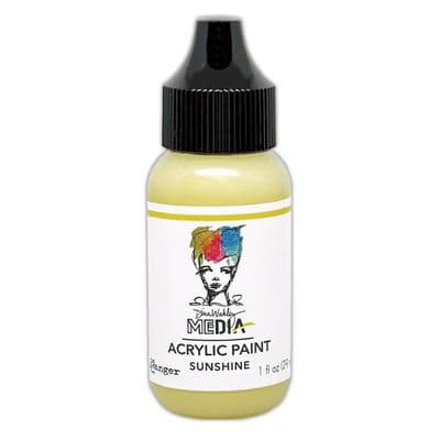 Dina Wakley Media Heavy Body Acrylic Paint - Sunshine
