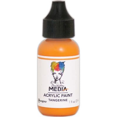 Dina Wakley Media Heavy Body Acrylic Paint - Tangerine
