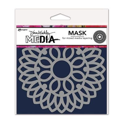 Dina Wakley MEdia Mask - Pointy Doily