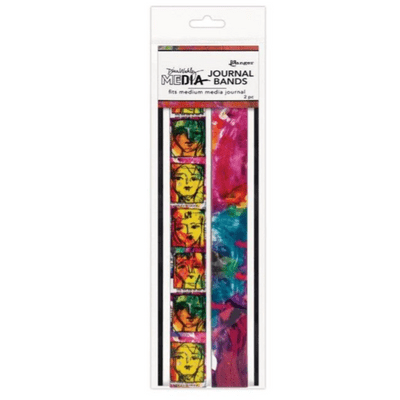 Dina Wakley Media Printed Journal Bands - Medium