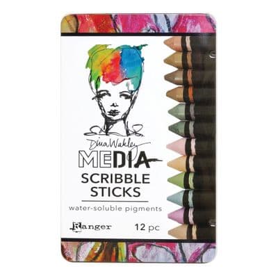 Dina Wakley Media Scribble Sticks - Set 3