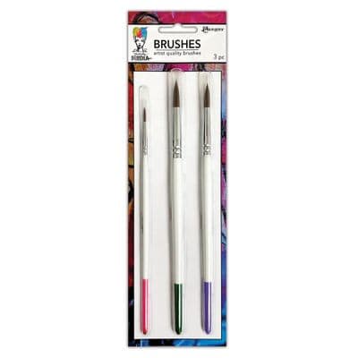 Dina Wakley Media Soft Bristle Brush Set