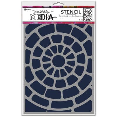 Dina Wakley MEdia Stencil - Cover