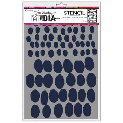 Dina Wakley MEdia Stencil - Varied