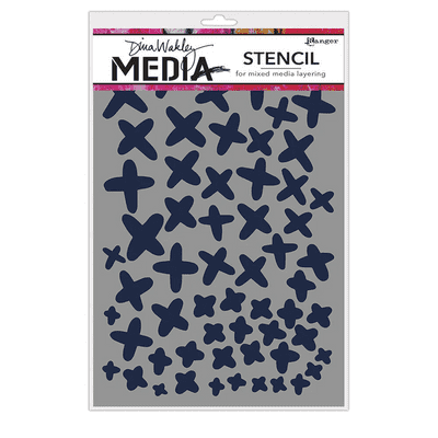 Dina Wakley MEdia Stencil - Xs