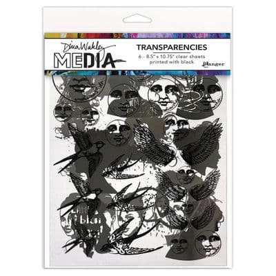 Dina Wakley MEdia Transparencies - Focals Set 2