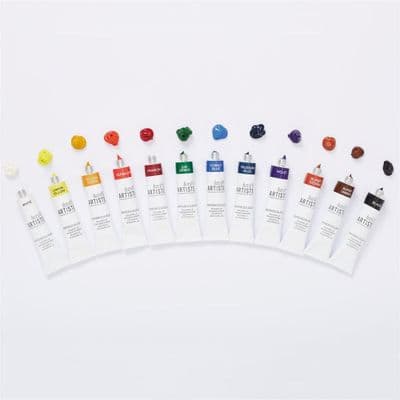 DoCrafts Artiste Watercolour Paint Set 12ml (12pk)