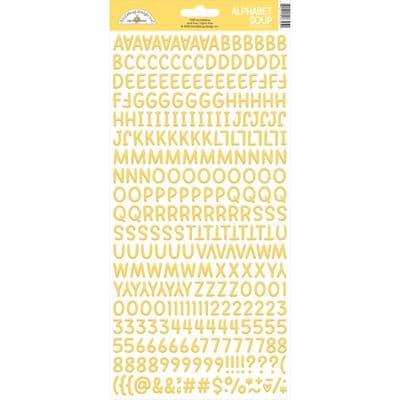 Doodlebug Alphabet Soup Puffy Stickers - Bumblebee