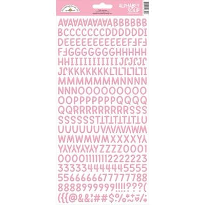 Doodlebug Alphabet Soup Puffy Stickers - Cupcake