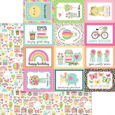 Doodlebug Double-Sided Cardstock 12x12 - Hello Again