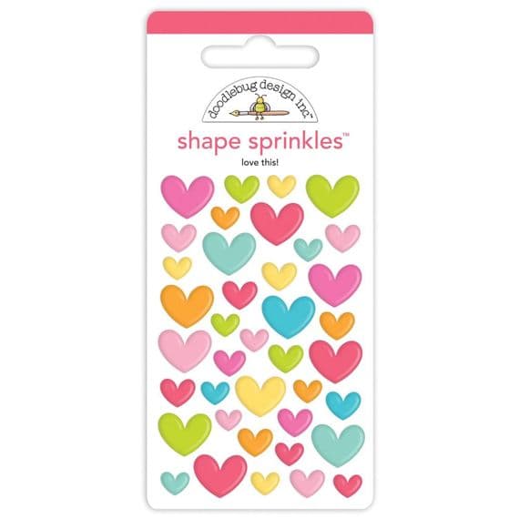 Doodlebug Sprinkles Enamel Shapes - Love This!