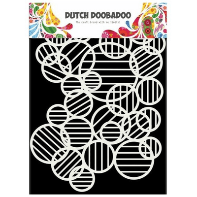 Dutch Doobadoo Mask Art Stencil - Circle Lines