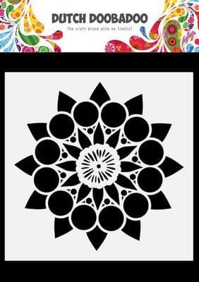 Dutch Doobadoo Mask Art Stencil - Doodle Mandala 2