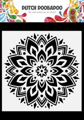 Dutch Doobadoo Mask Art Stencil - Doodle Mandala