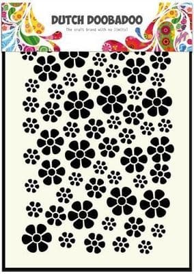 Dutch Doobadoo Mask Art Stencil - Flowers