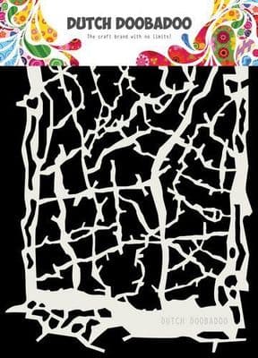 Dutch Doobadoo Mask Art Stencil - Grunge Lines*